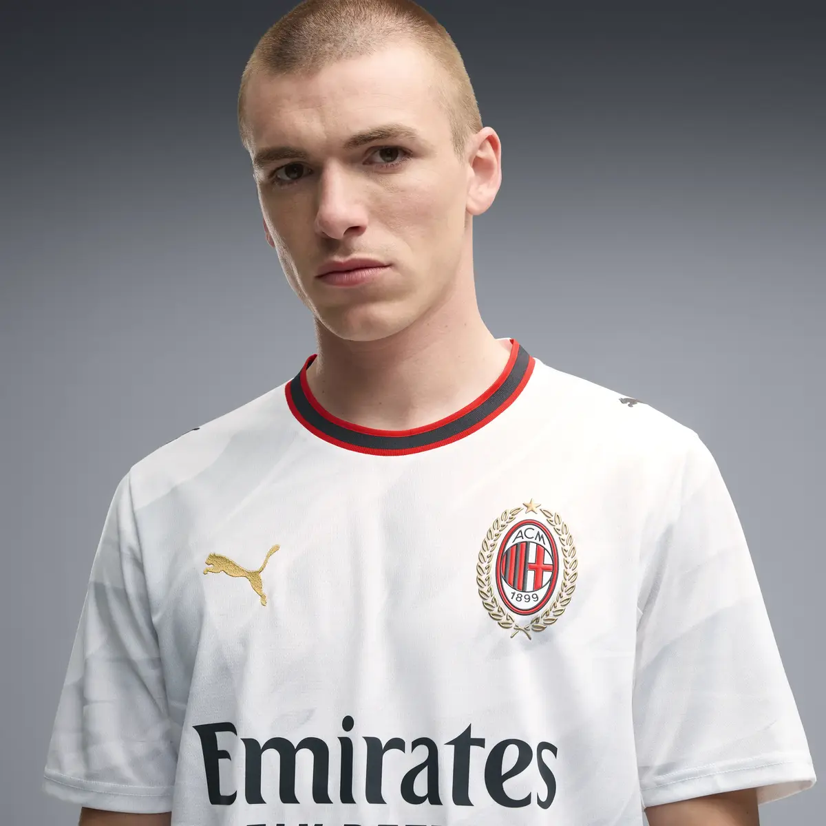 PUMA ACM Away Jersey Replica Beyaz Erkek Forma