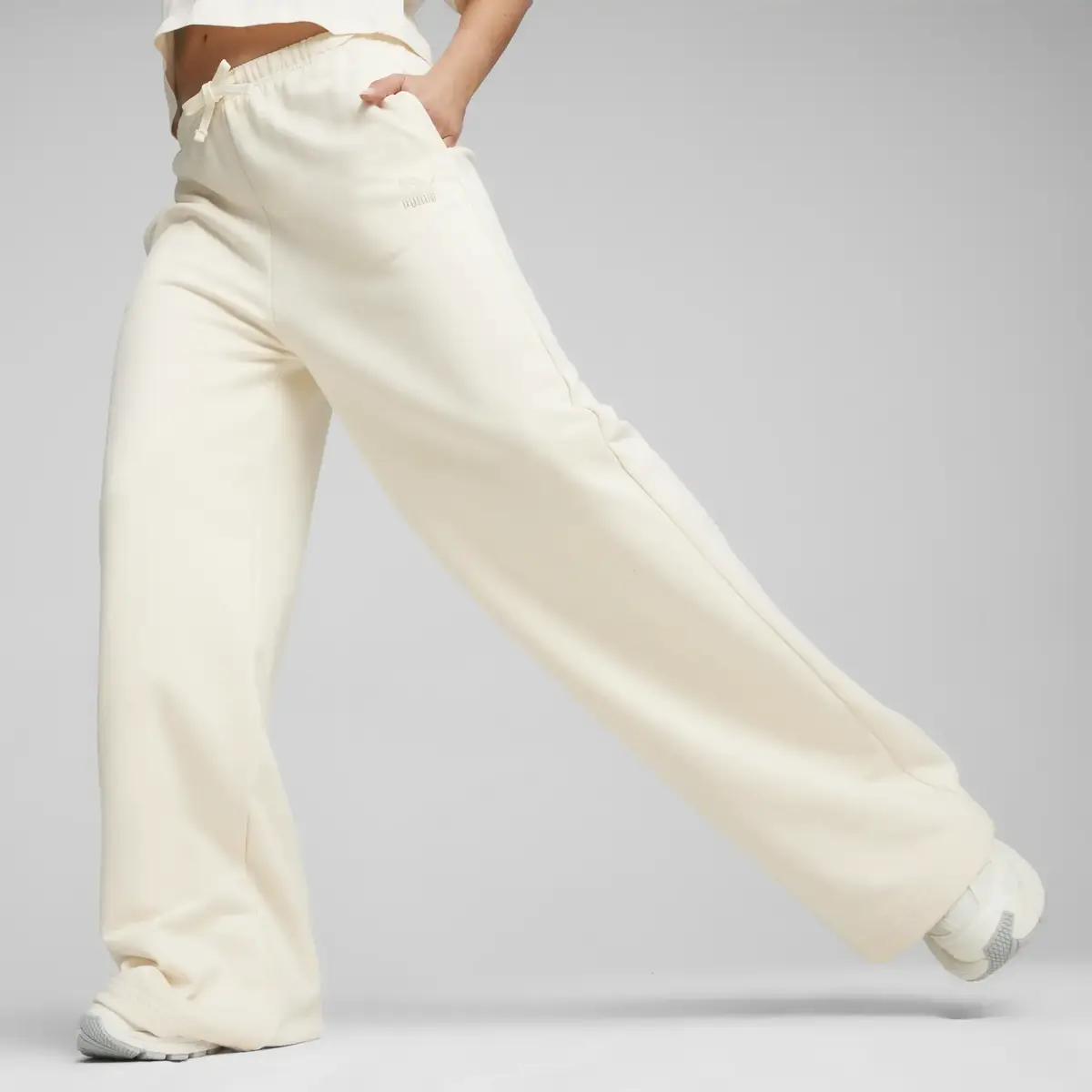 Puma BETTER CLASSICS Sweatpants Krem Kadın Eşofman Altı
