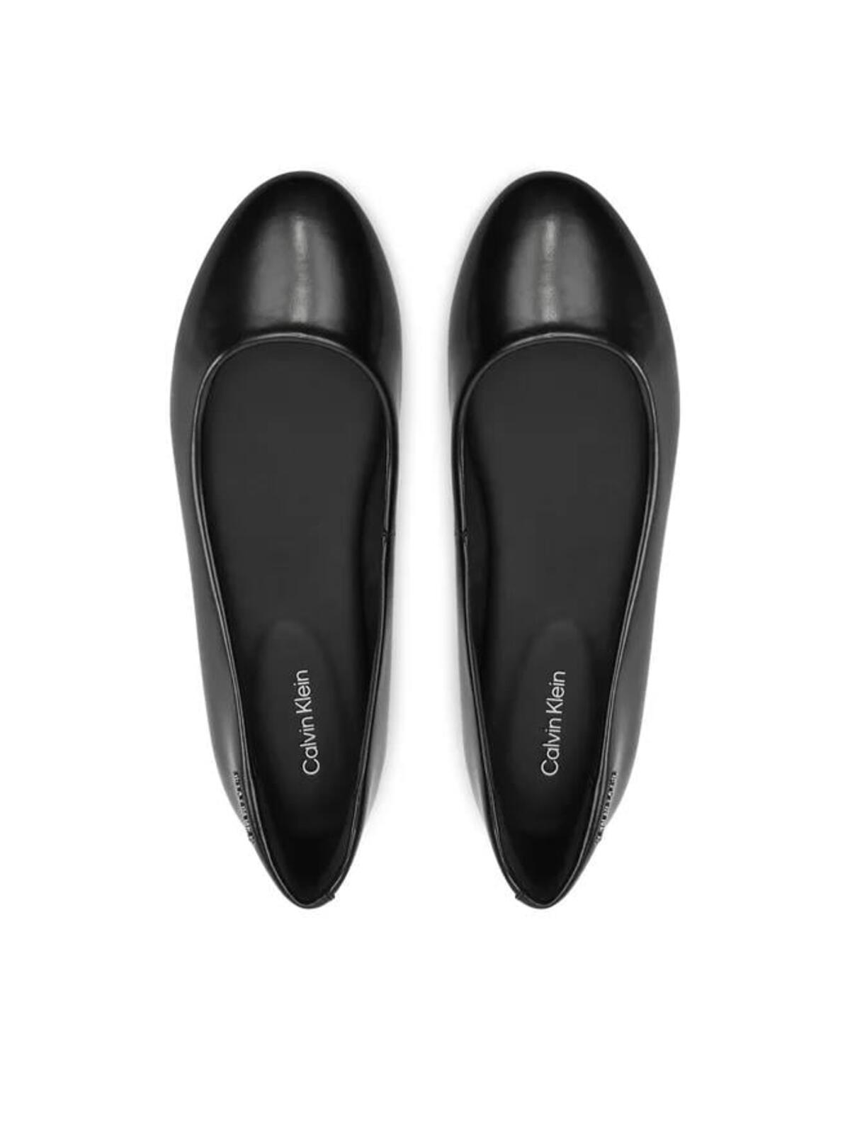 Calvin Klein CUPSOLE LACE UP HF P, BEH Siyah Kadın Babet Ayakkabı