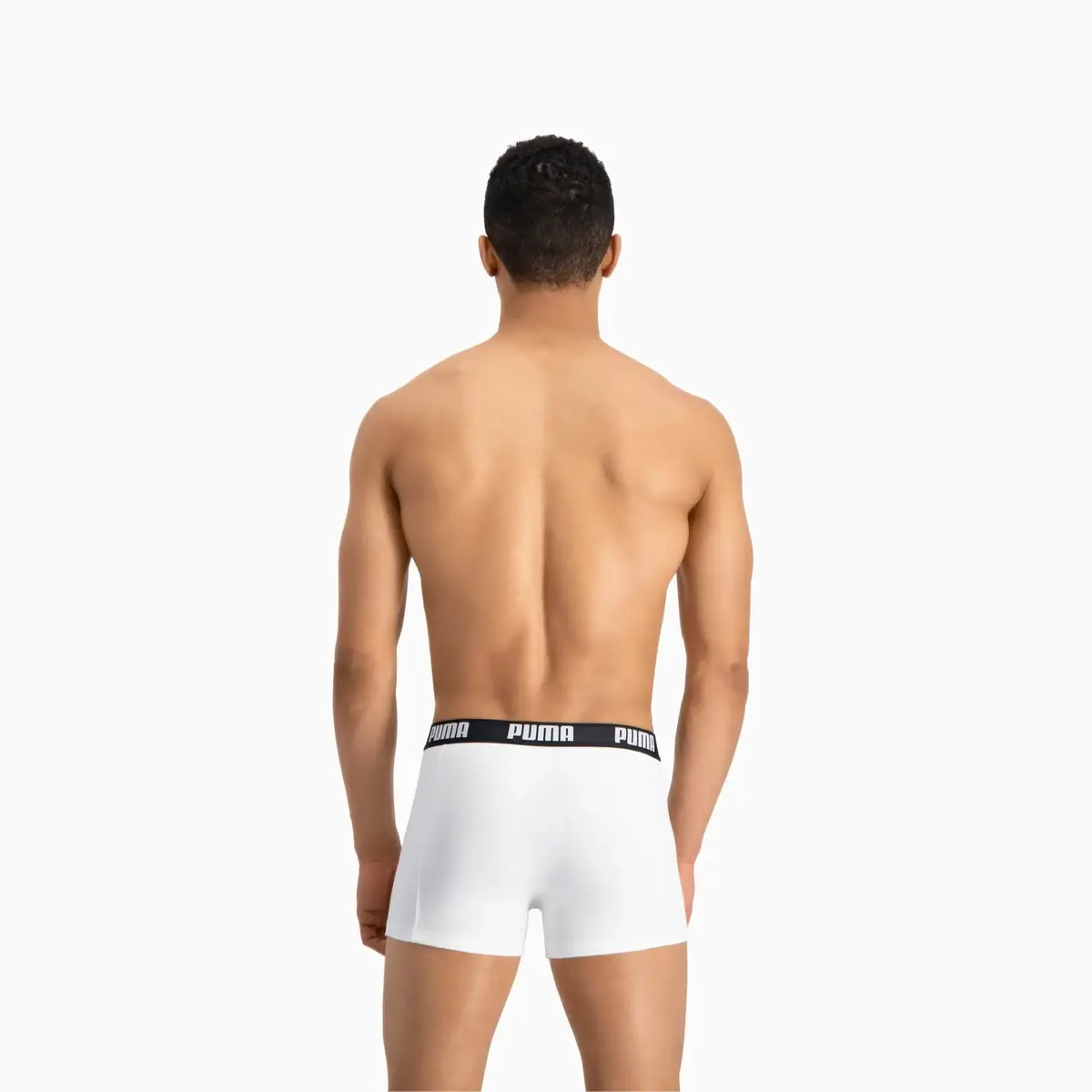 Puma PUMA BASIC BOXER 2P white / black Beyaz/Siyah Erkek 2'li Boxer