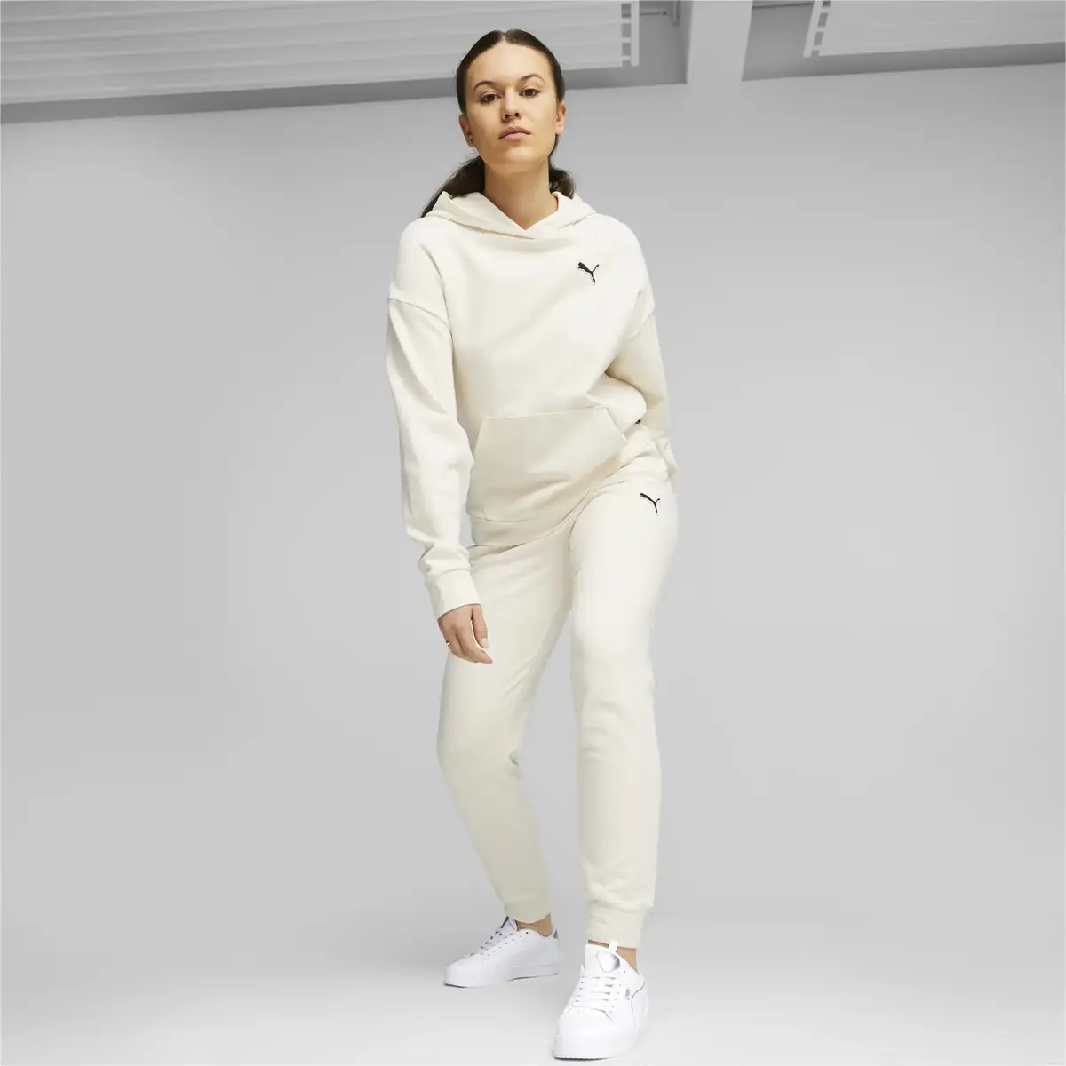 Puma BETTER ESSENTIALS Pants Bej Kadın Eşofman Altı