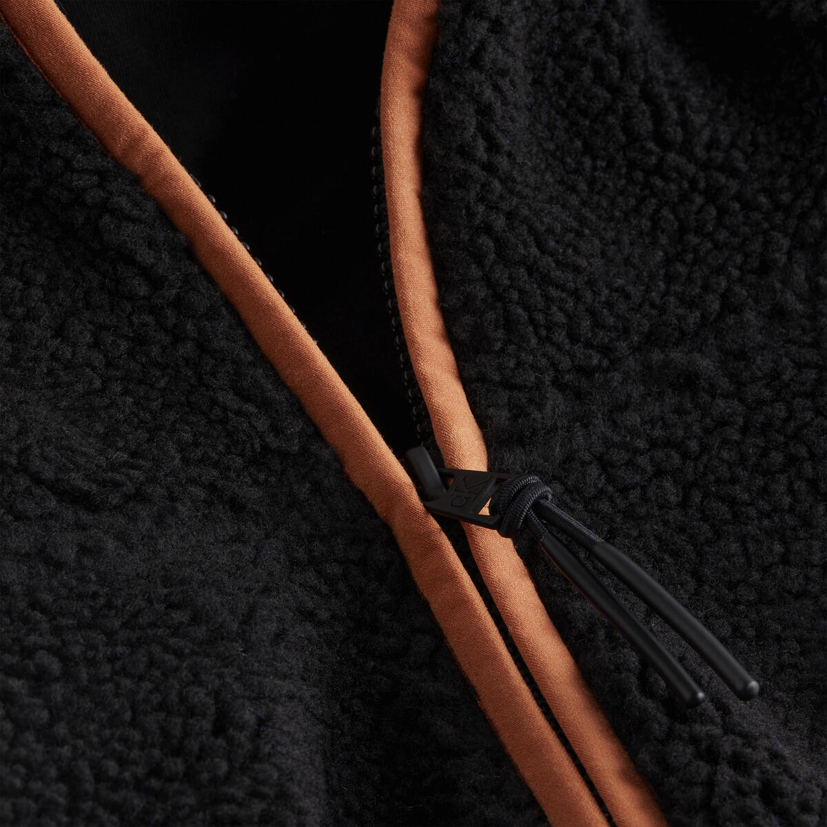 Calvin Klein SHERPA HALF ZIP HOOD Erkek Siyah Hoodie