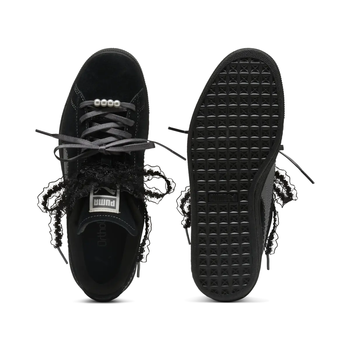 Puma Suede Bloom Wns Kadın Siyah Spor Ayakkabı & Sneaker