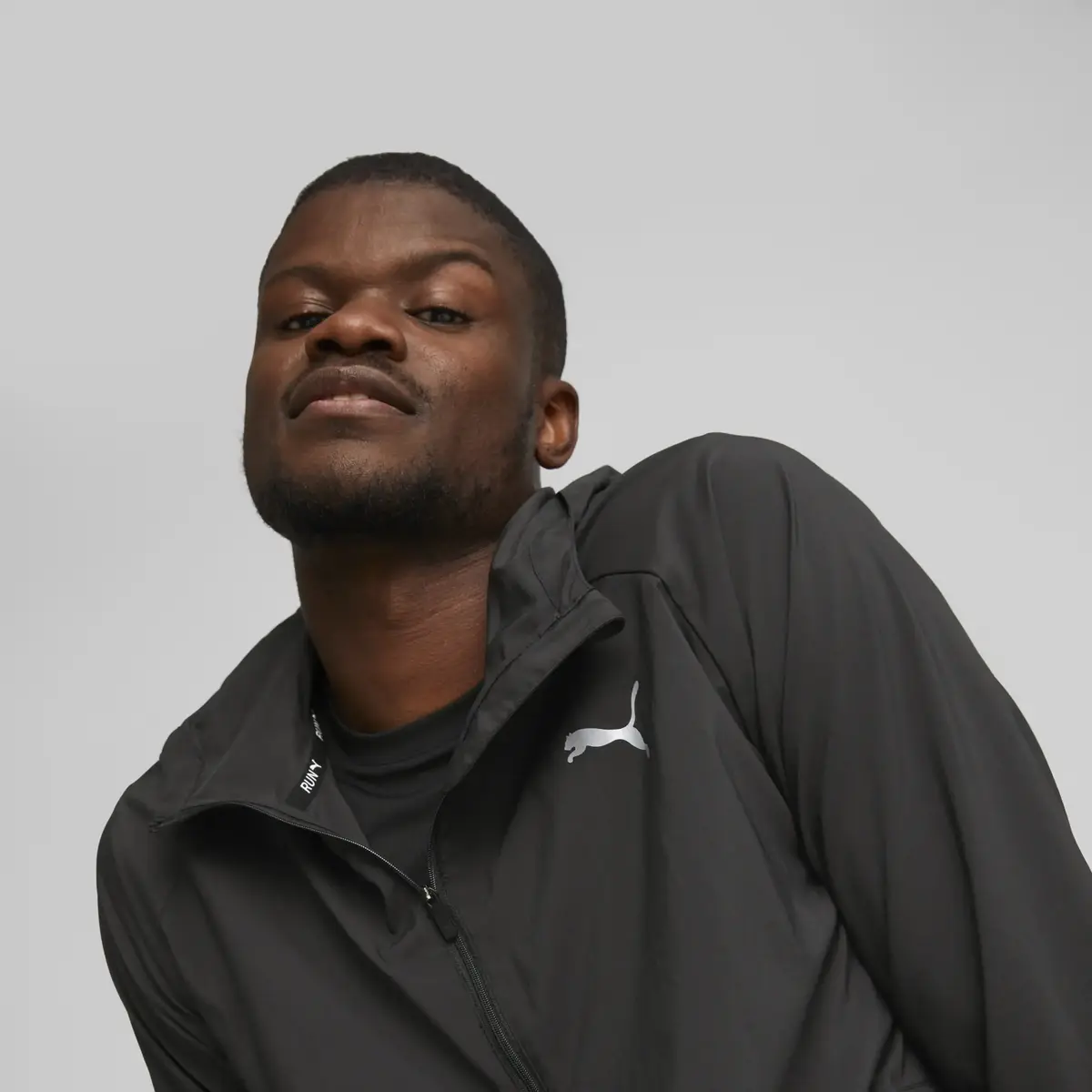 Puma RUN FAVORITE HOODED JACKET Siyah Erkek Ceket