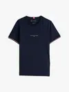 Tommy Hilfiger TOMMY LOGO TIPPED TE, DW5 Siyah Erkek T-Shirt & Polo
