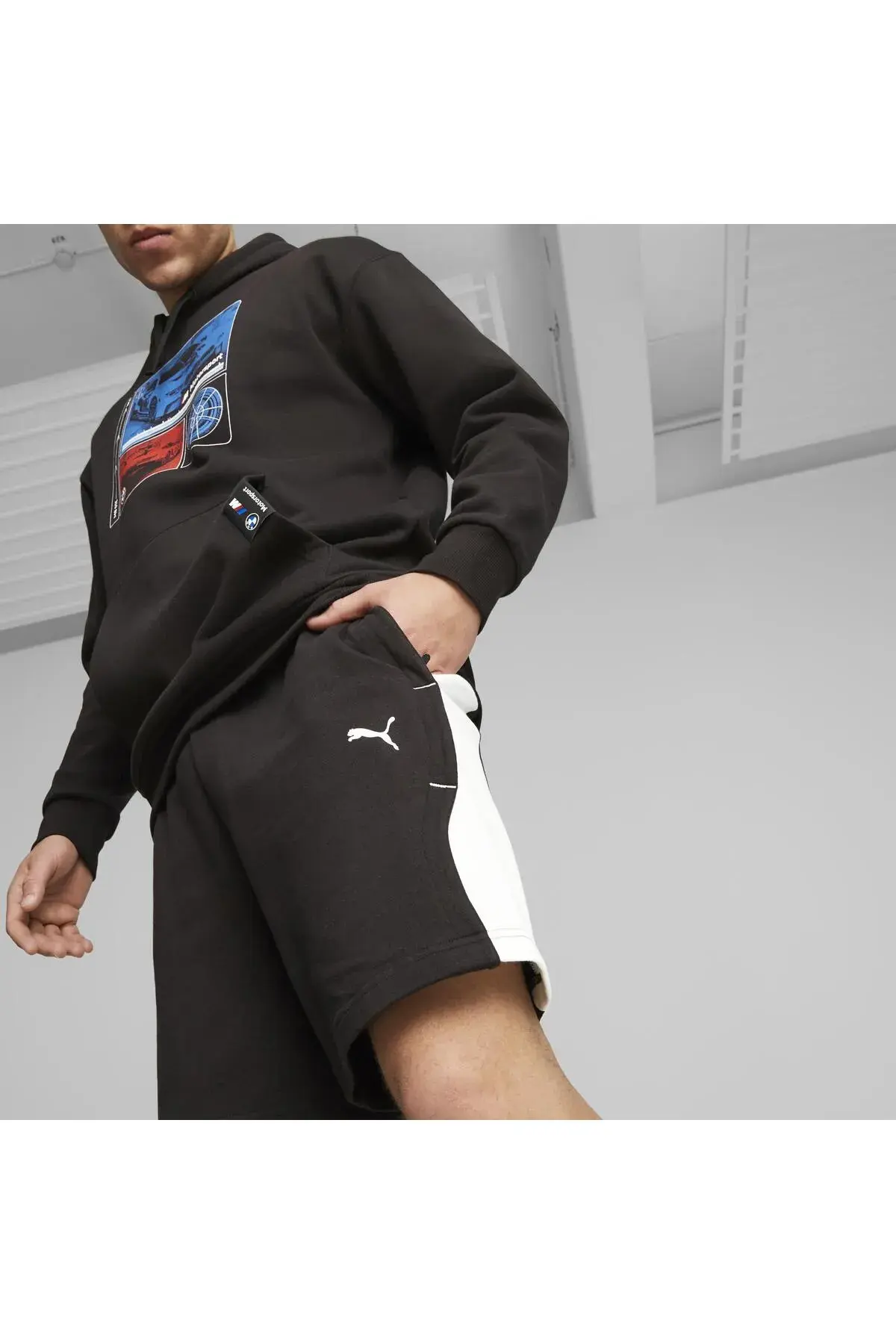 Puma BMW MMS Sweat Shorts Siyah Erkek Şort