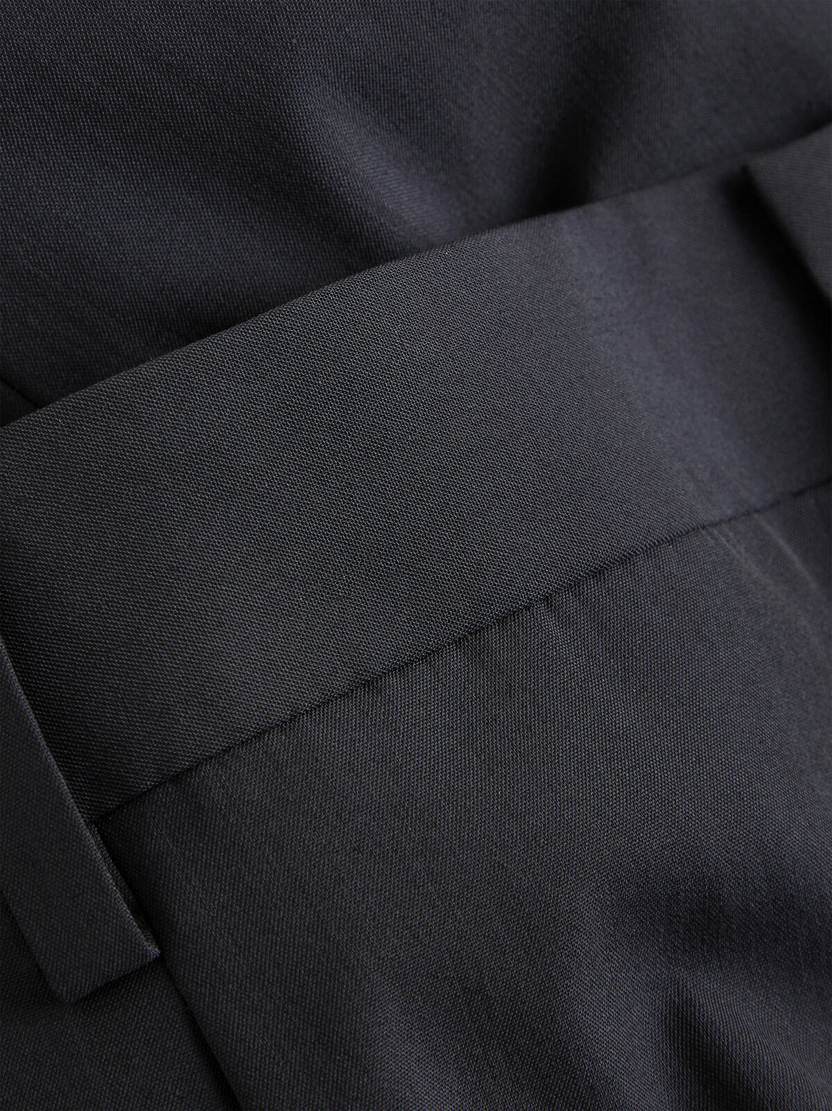 Calvin Klein TECHNO WOOL CARGO PA Erkek Siyah Kumaş Pantolon