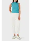 Calvin Klein A- WOVEN LABEL SL QZ TOP Yeşil Kadın Tişört Calvin Klein A- WOVEN LABEL SL QZ TOP Yeşil Kadın Tişört