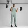 PUMA M TAD ESS SOLID CAT TEE LC Yeşil Erkek T-Shirt