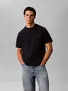 Calvin Klein SS 30S JERSEY EASY M, CEF Siyah Erkek T-Shirt