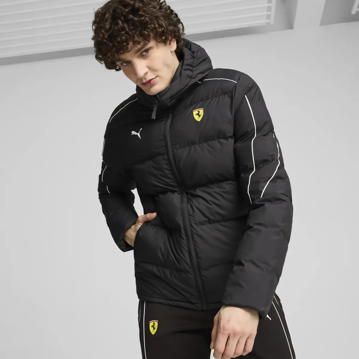 Puma Ferrari Race MT7+ Ecolite Jk Siyah Erkek Kaz Tüyü Mont