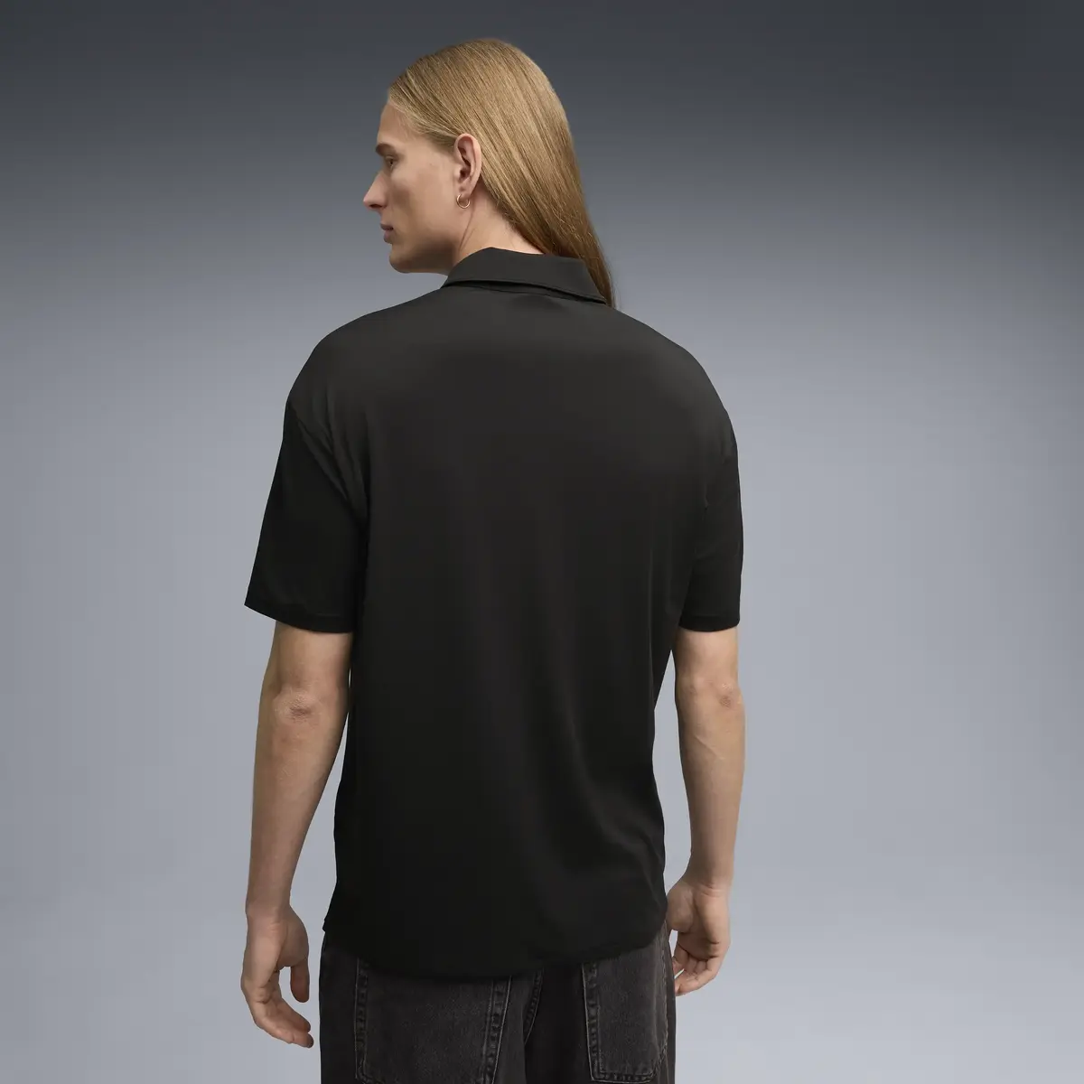 Puma Ferrari Cloudspun Polo Siyah Erkek Polo T-Shirt