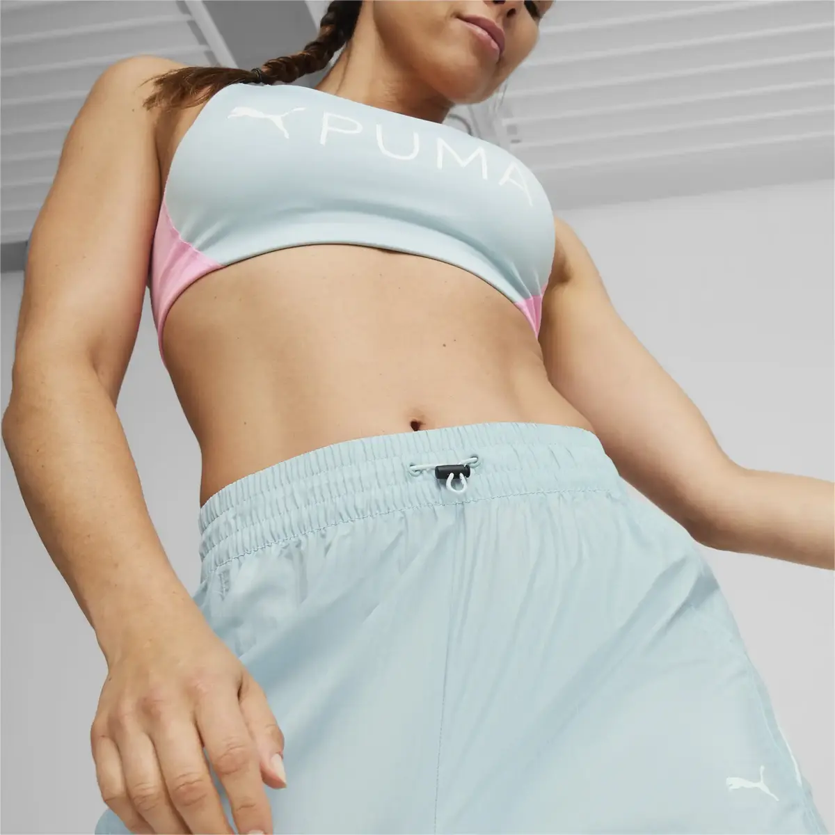 Puma FIT MOVE WOVEN JOGGER Açık Mavi Kadın Eşofman Altı