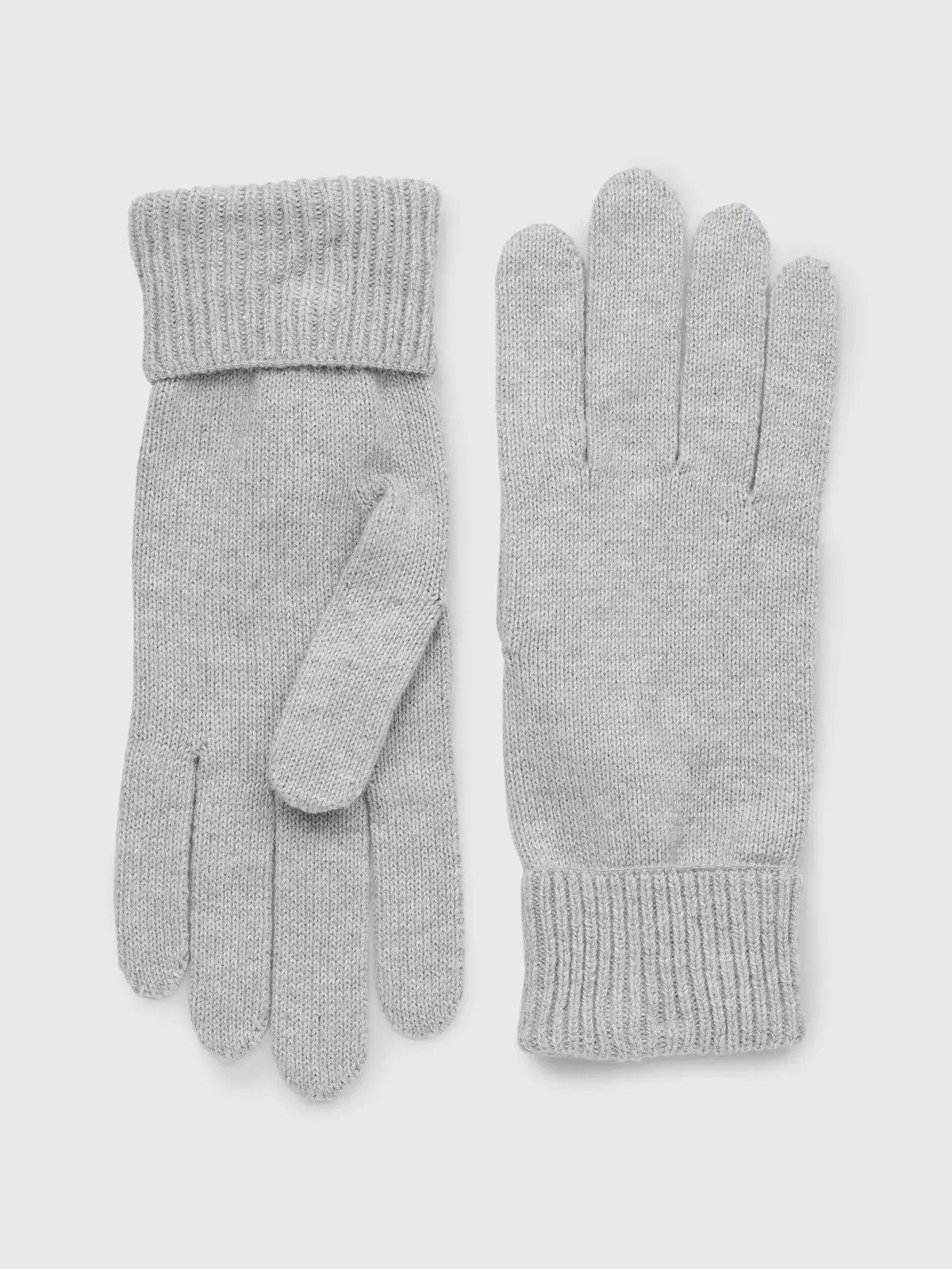 Tommy Hilfiger ESSENTIAL FLAG KNITT Kadın Gri Eldiven