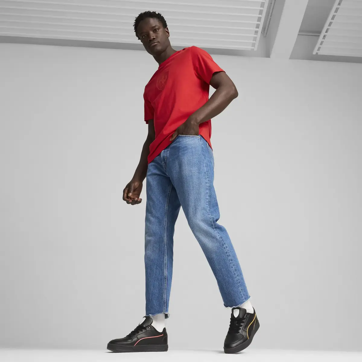 Puma Ferrari Race Graphic Tee Kırmızı Erkek T-Shirt