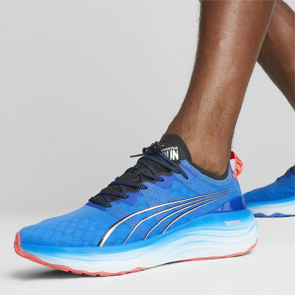 Puma ForeverRun Nitro Mavi Erkek Koşu Ayakkabısı