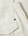Tommy Hilfiger COTTON BARREL RELAXE, Z00 Krem Kadın Pantolon