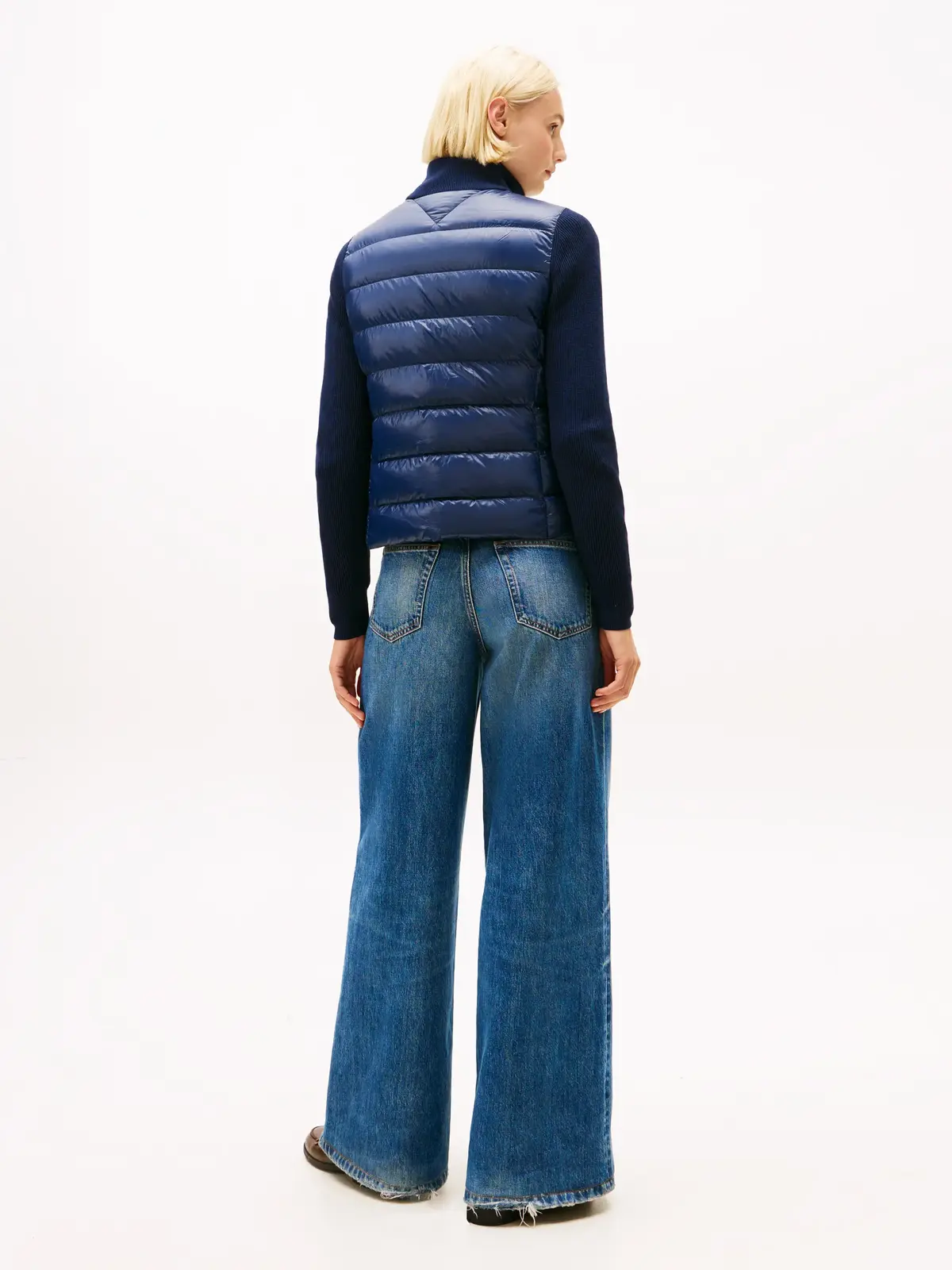 Tommy Hilfiger LW DOWN FEMININE GLO, C1G Lacivert Kadın Mont