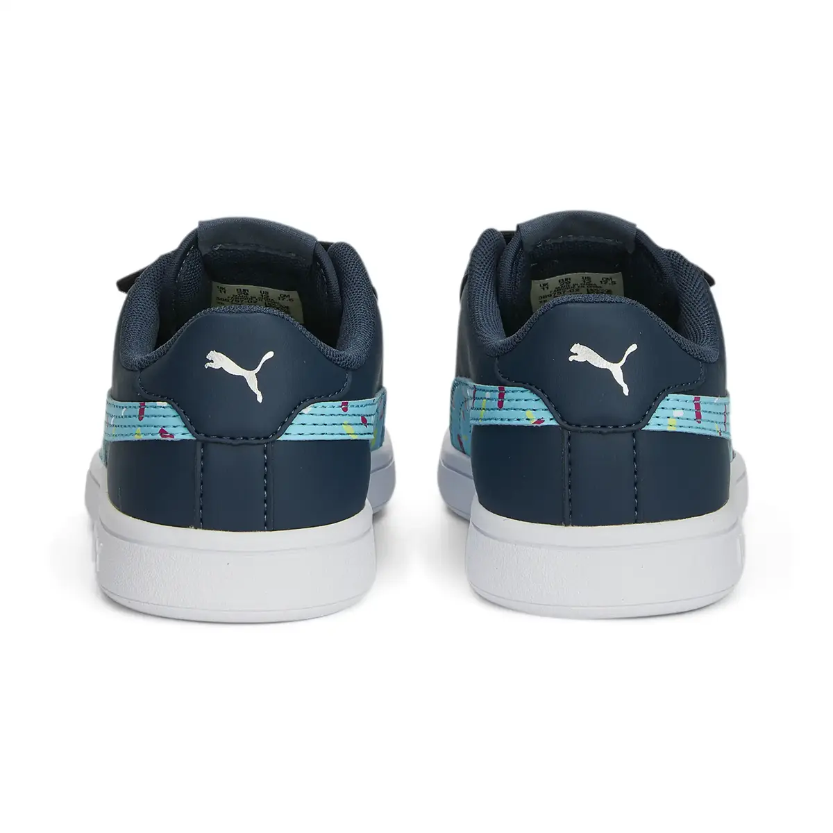 Puma Smash v2 Crush V PS Siyah Çocuk Günlük Spor Ayakkabı