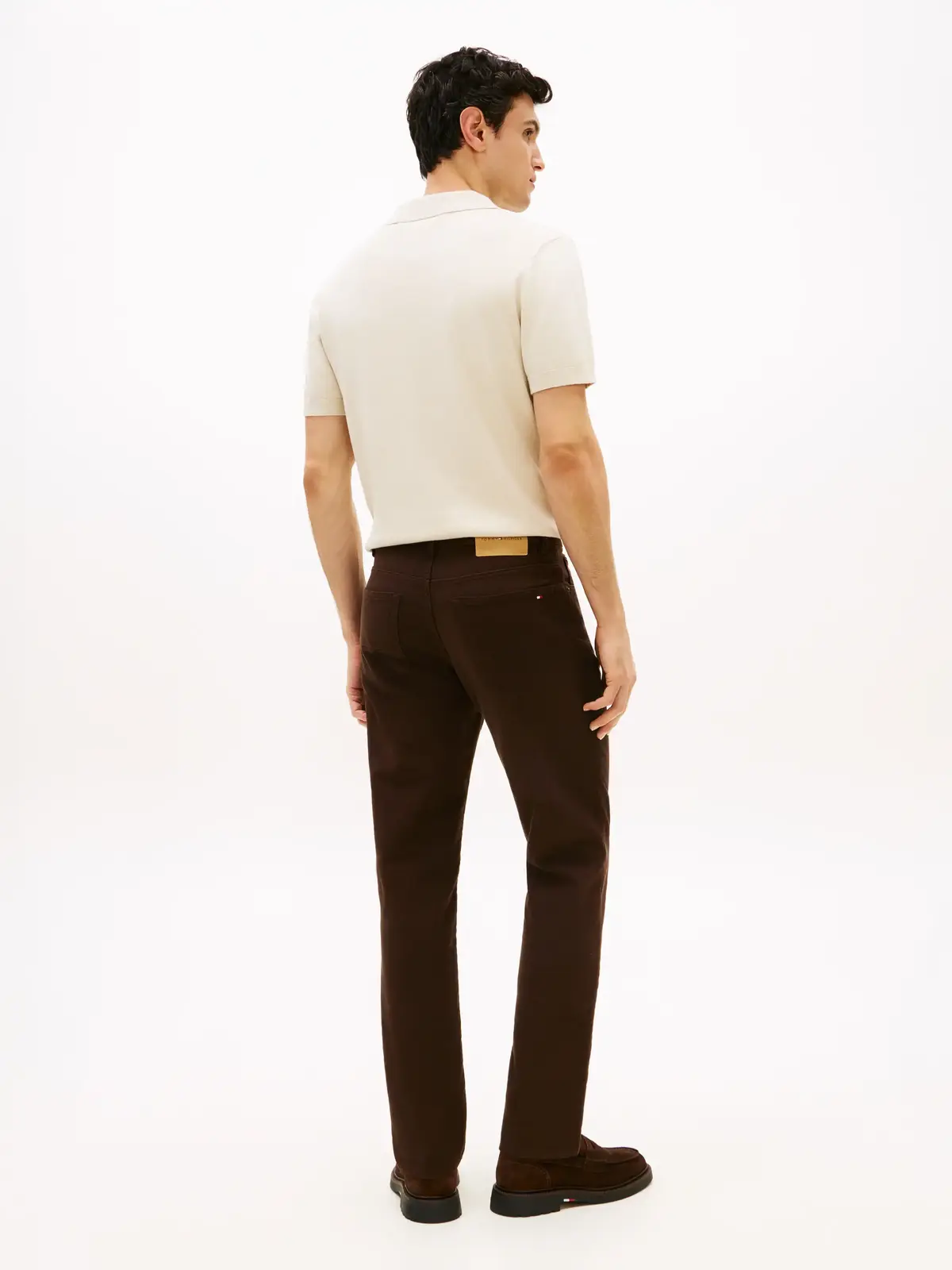 Tommy Hilfiger DENTON 5PKT MOLESKIN, GUE Kahverengi Erkek Pantolon