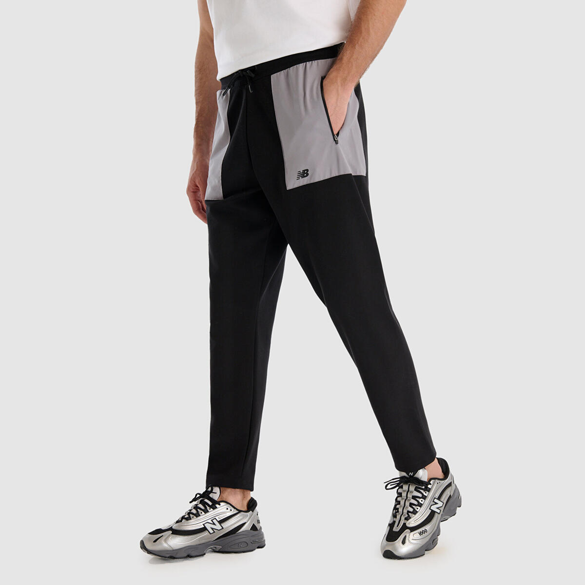 New Balance MNP1516 Erkek Siyah Eşofman Altı