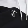 Calvin Klein COLOR BLOCK HOODIE D Kadın Siyah Elbise