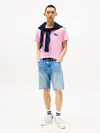 Tommy Hilfiger TJM SLIM STACK LOGO, U06 Pembe Erkek T-Shirt