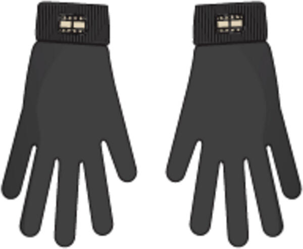 Tommy Hilfiger TJW COSY KNIT GLOVES Kadın Siyah Eldiven