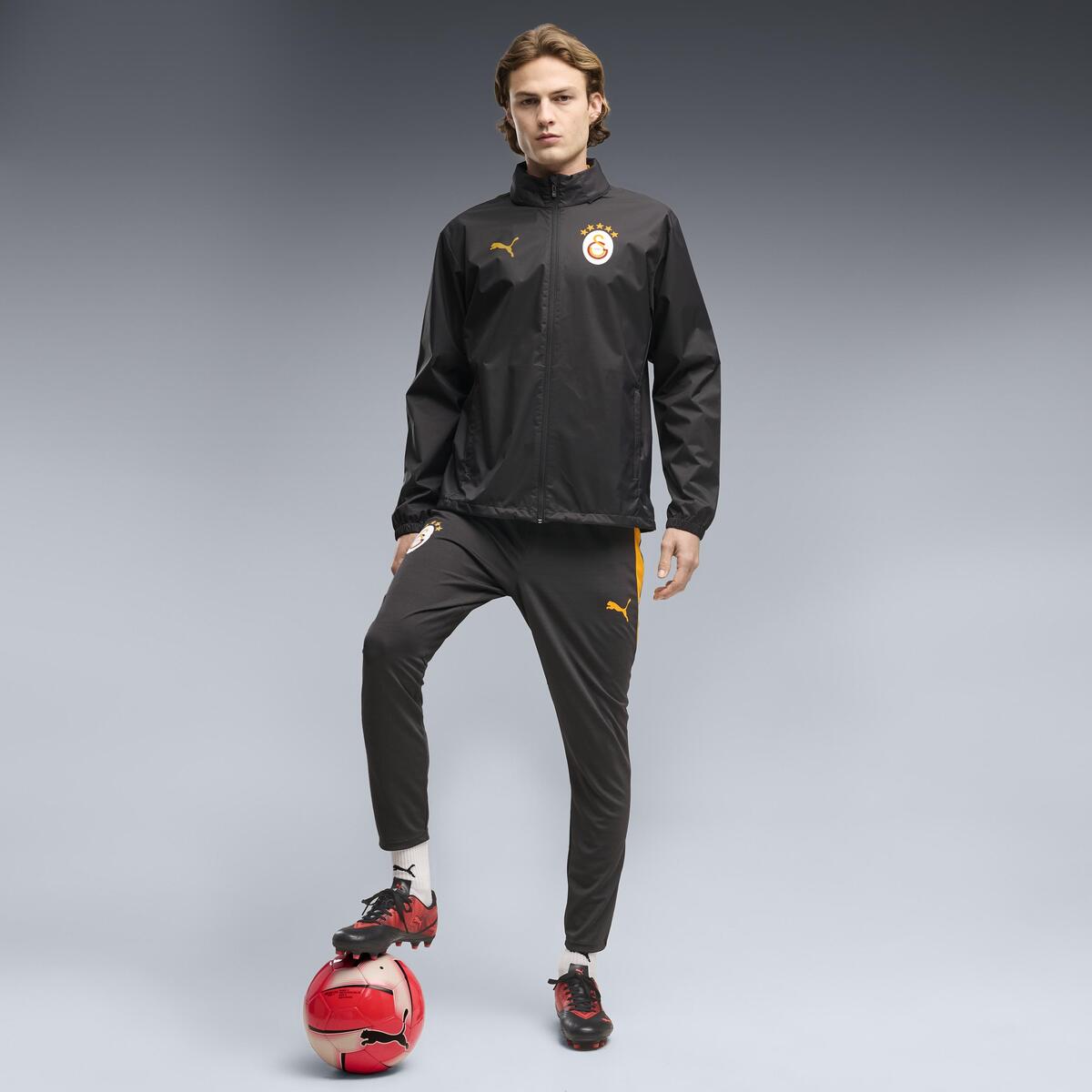 Puma GSK All-Weather Jacket Siyah Erkek Kapüşonlu Yağmurluk