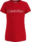 Calvin Klein INST SILVER LOGO SLI Kadın Kırmızı T-Shirt