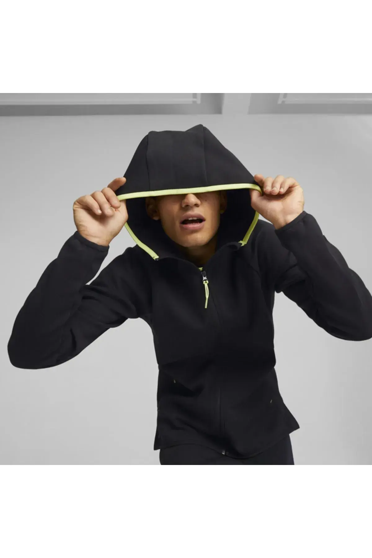 Puma Dime Jacket Siyah Erkek Basketbol Hoodie