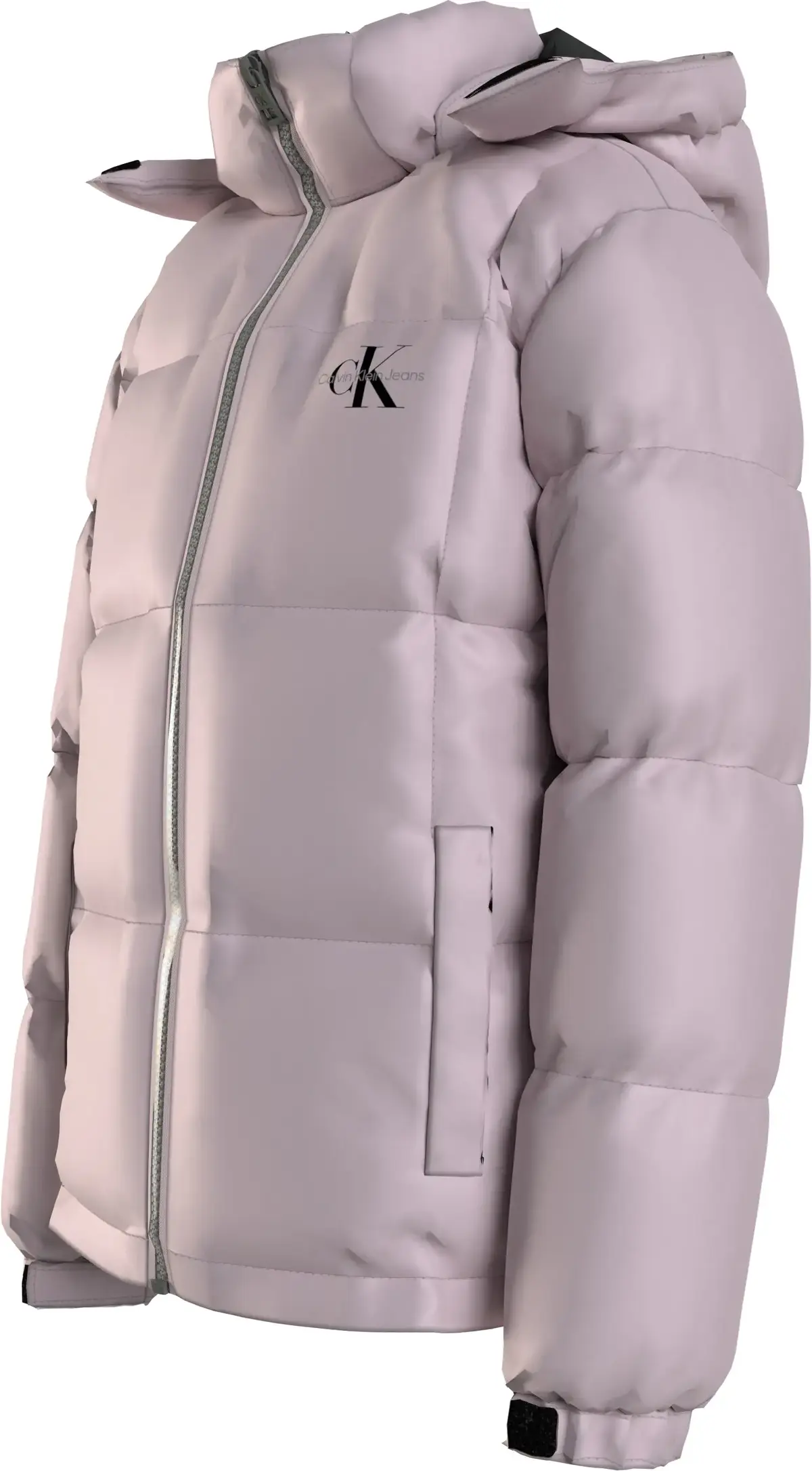 Calvin Klein SHORT QUILTED PUFFER Kadın Pembe Şişme Mont
