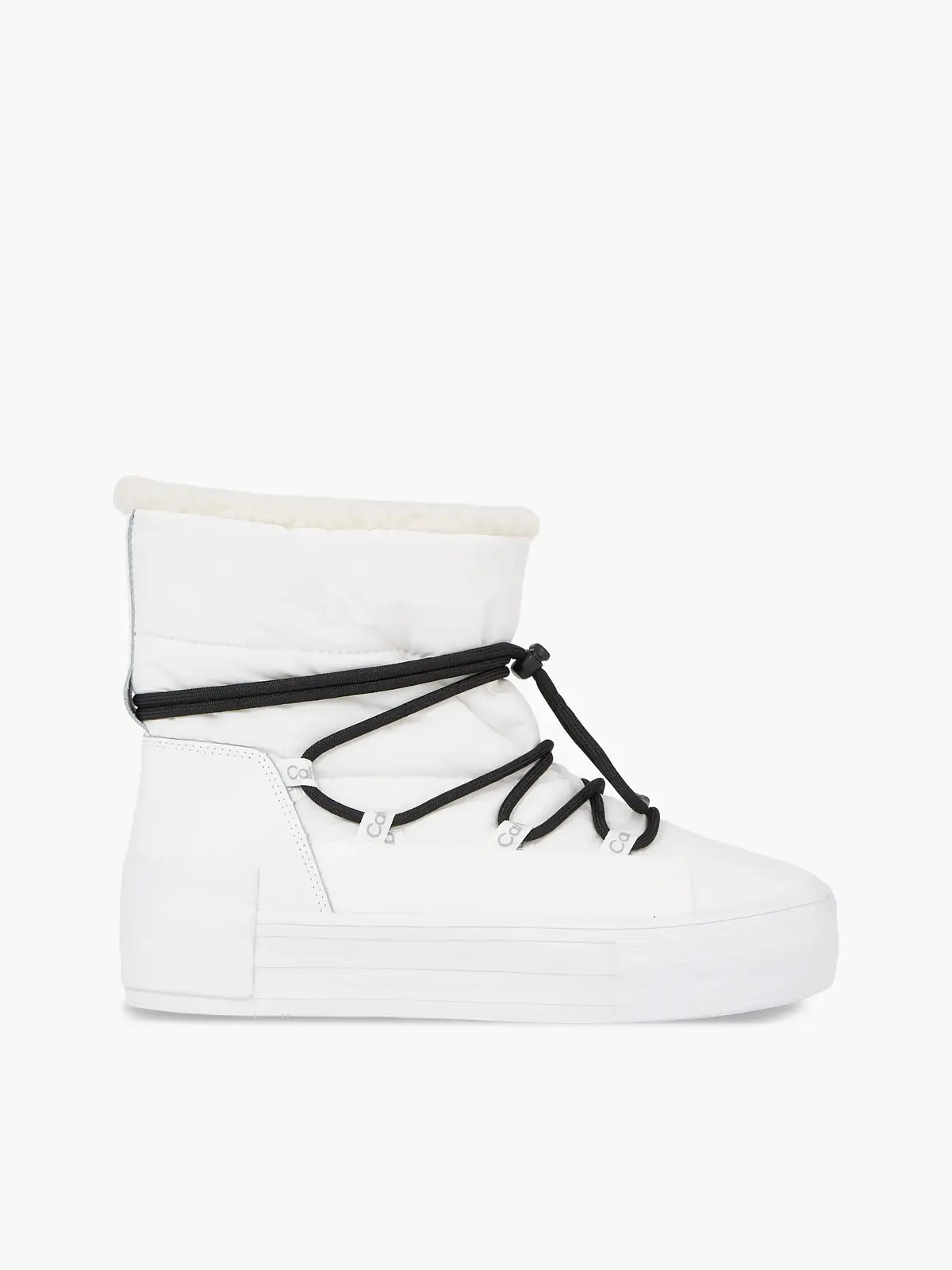 Calvin Klein BOLD VULC FLATF SNOW Kadın Beyaz Bot
