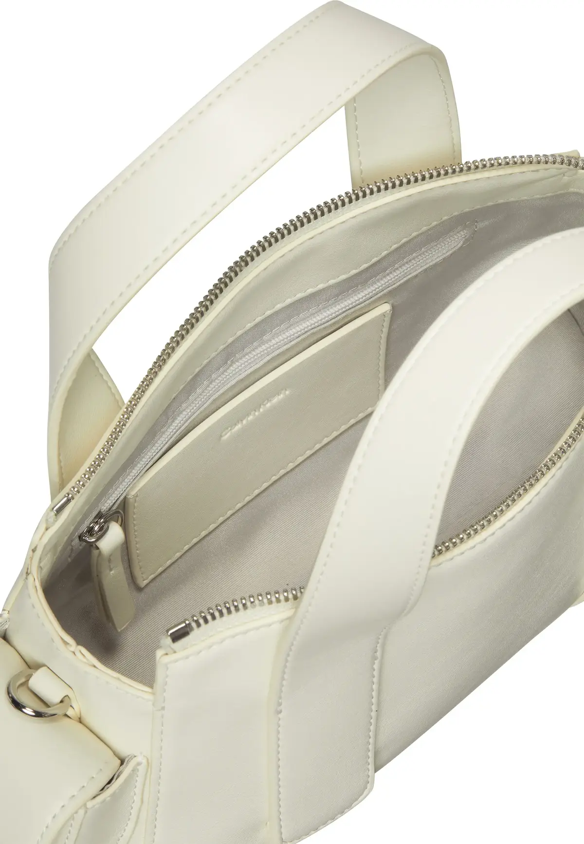 Calvin Klein WEBBING STRAP POCKET BAG Kadın Beyaz El Çanta