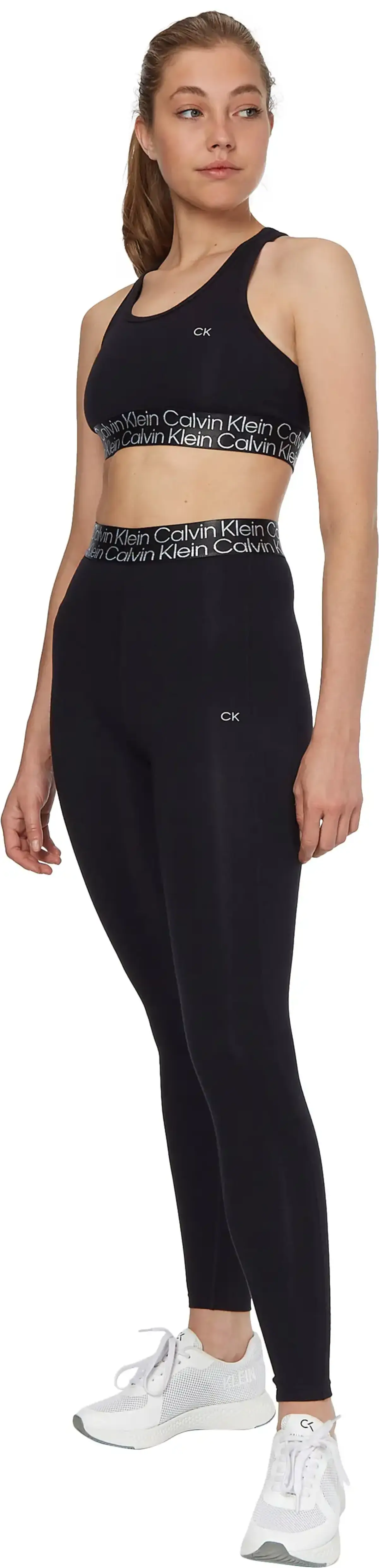 Calvin Klein PW - Legging (Full Kadın Siyah Tayt