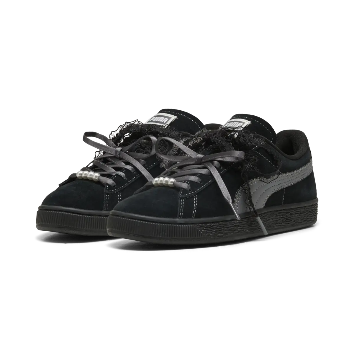 Puma Suede Bloom Wns Kadın Siyah Spor Ayakkabı & Sneaker