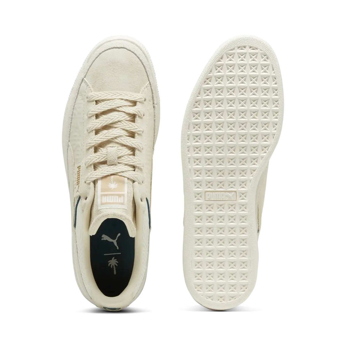 Puma Suede PALM TREE CREW Beyaz Unisex Günlük Spor Ayakkabı