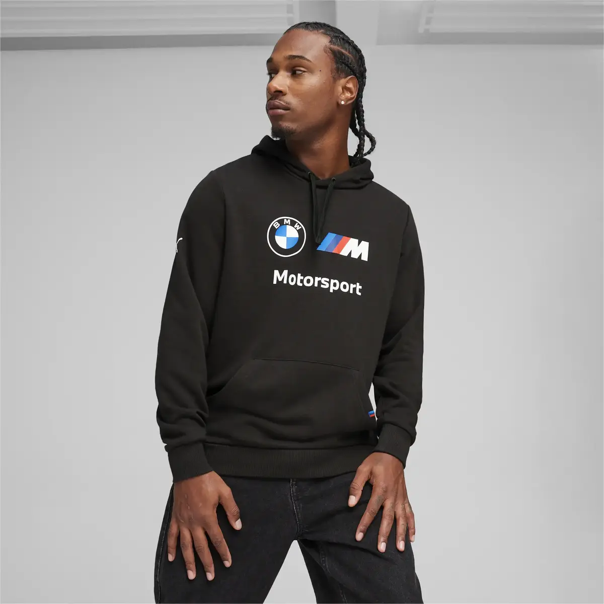 Puma BMW MMS ESS Hoodie FT Siyah Erkek Sweatshirt