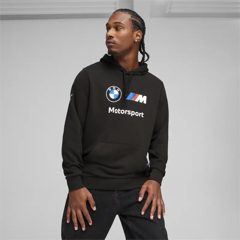 Puma BMW MMS ESS Hoodie FT Siyah Erkek Sweatshirt