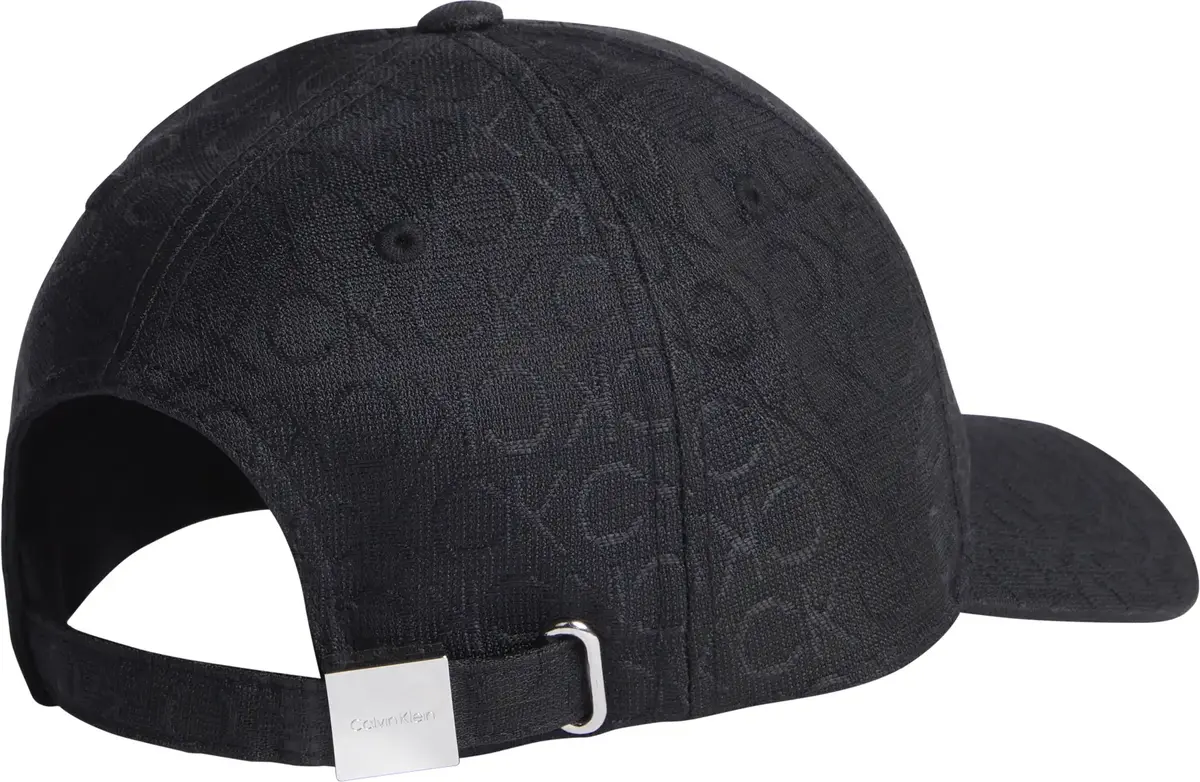 Calvin Klein MONOGRAM JACQUARD CA, BEH Siyah Kadın Şapka