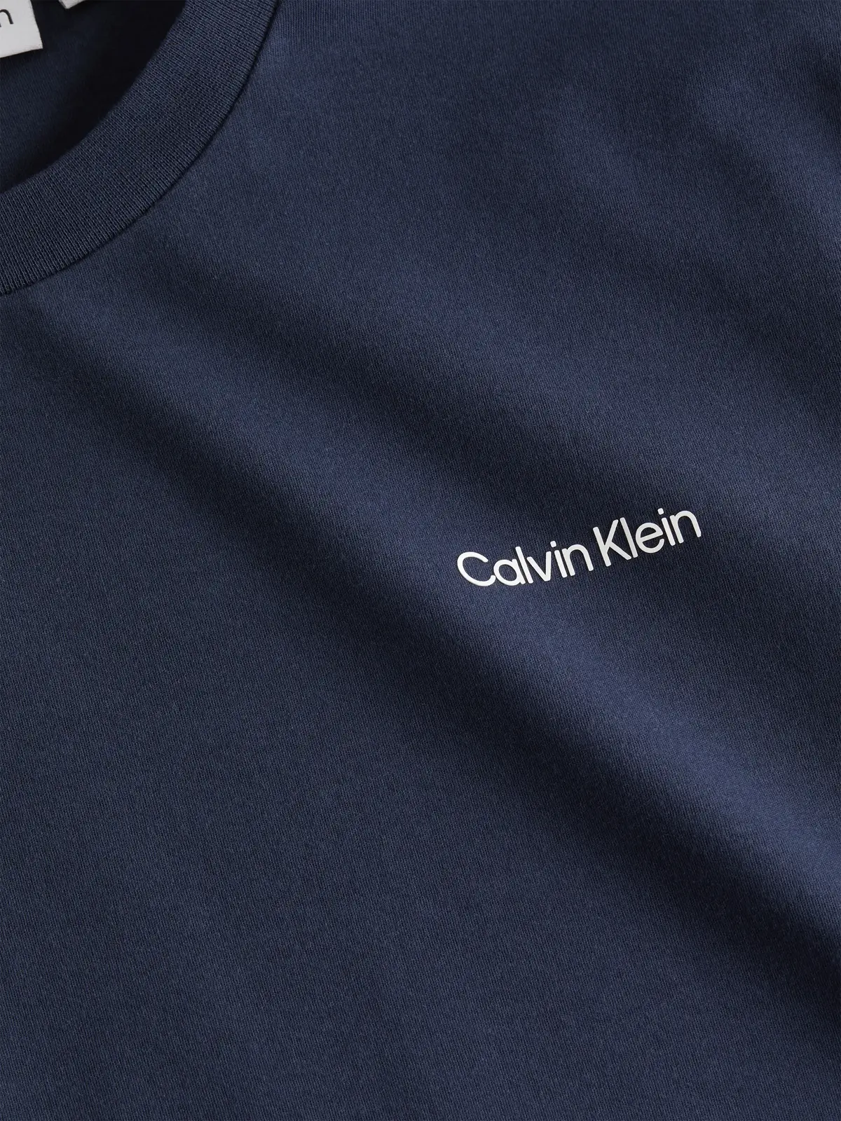 Calvin Klein MICRO LOGO INTERLOCK Erkek Antrasit T-Shirt