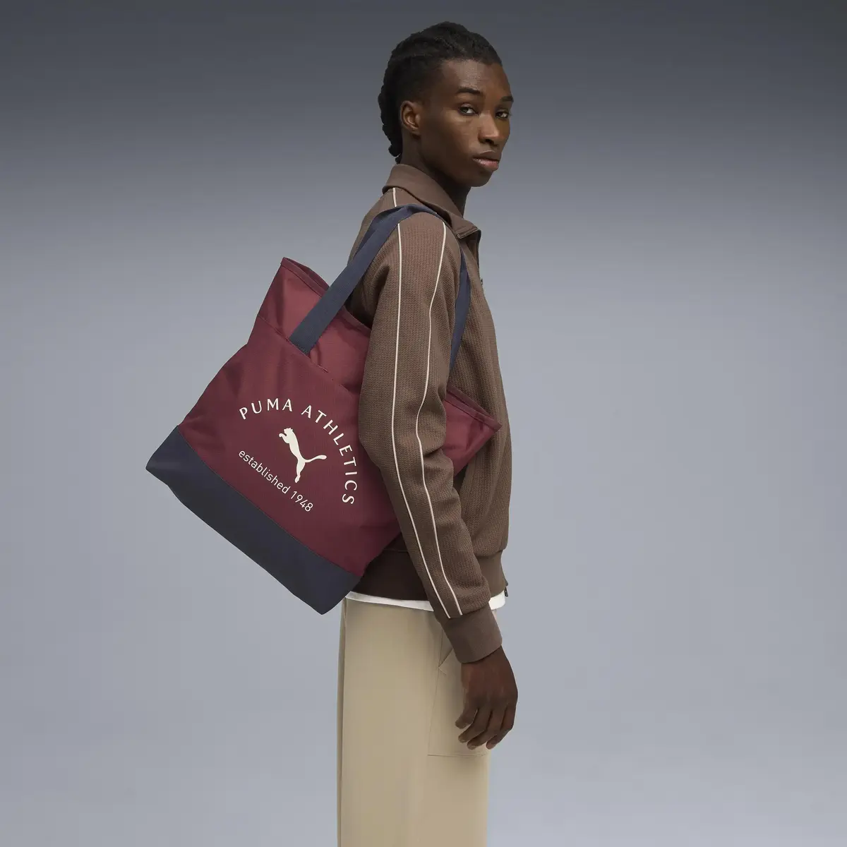 PUMA PHASE CLASS Tote Bordo Unisex El Çantası