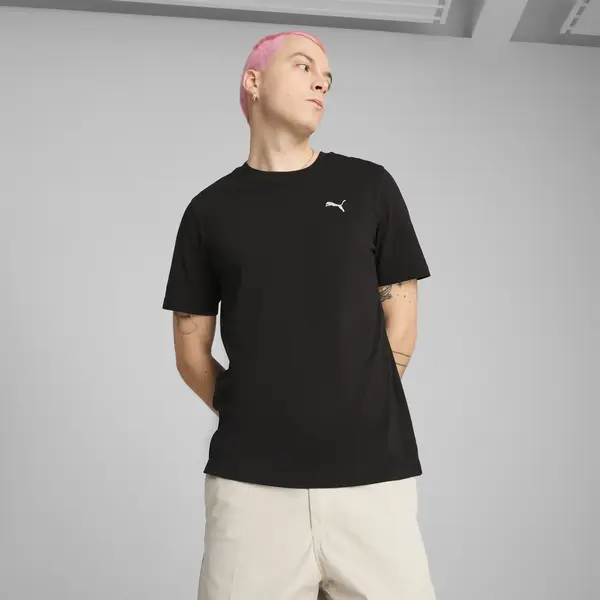 Puma WARDROBE ESS Tee Siyah Erkek T-Shirt