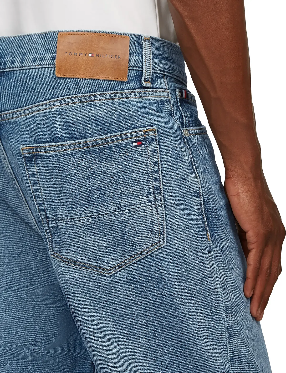 Tommy Hilfiger RELAXED RIVER RGD CA, 1A7 Mavi Erkek Jean Pantolon