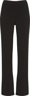 Calvin Klein Tailored Knit Pull On Flare Pant Kadın Siyah Pantolon