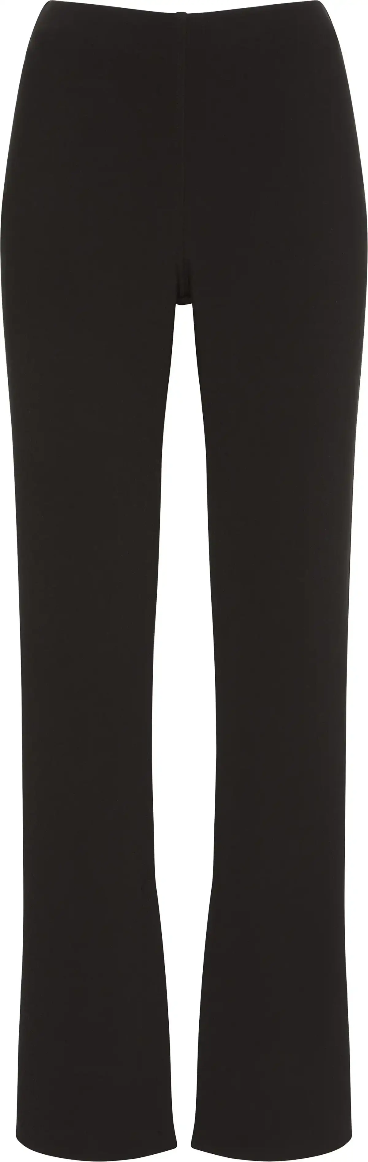 Calvin Klein Tailored Knit Pull On Flare Pant Kadın Siyah Pantolon