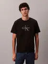Calvin Klein SS Hero Monologo Tee 20s Siyah Erkek Tişört