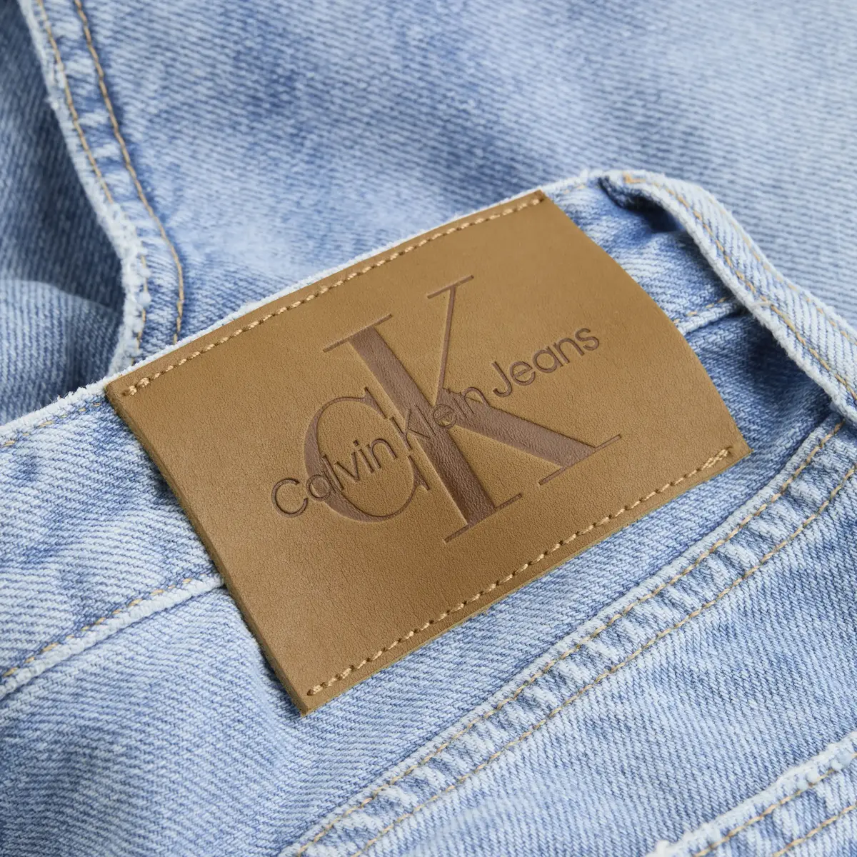 Calvin Klein MOM SHORT, 1AA Mavi Kadın Şort