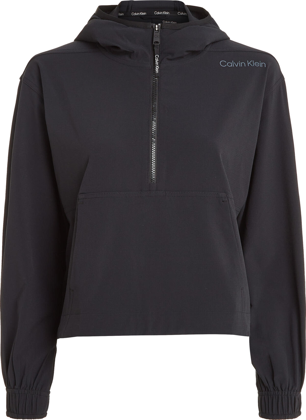 Calvin Klein PW - 1/4 Zip Anorak Kadın Siyah Mont