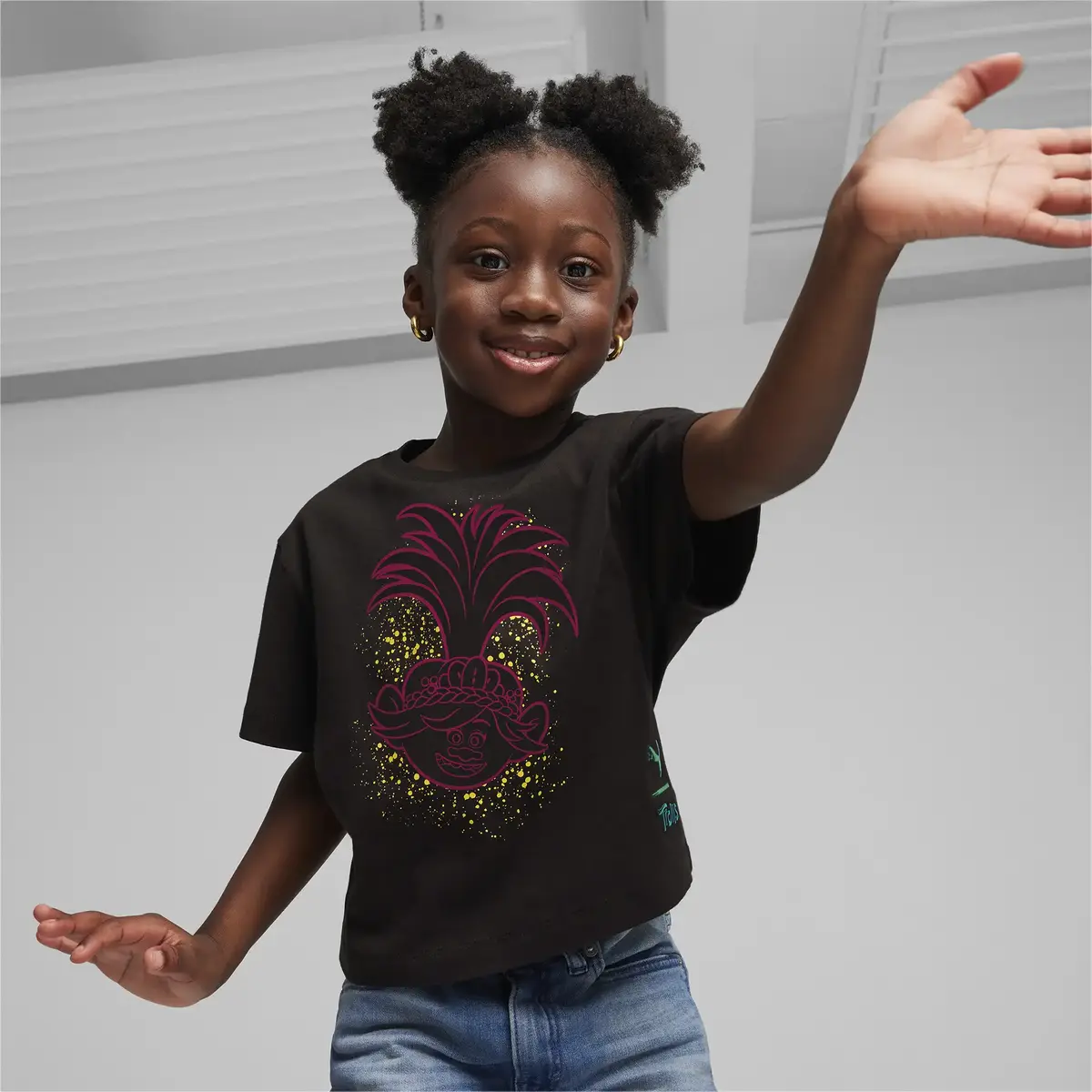 Puma X TROLLS Graphic Tee G Siyah Unisex T-Shirt